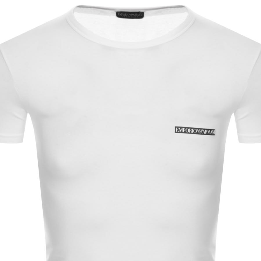 Alternative Image for ProductEmporio Armani Lounge Crew Neck T Shirt White2